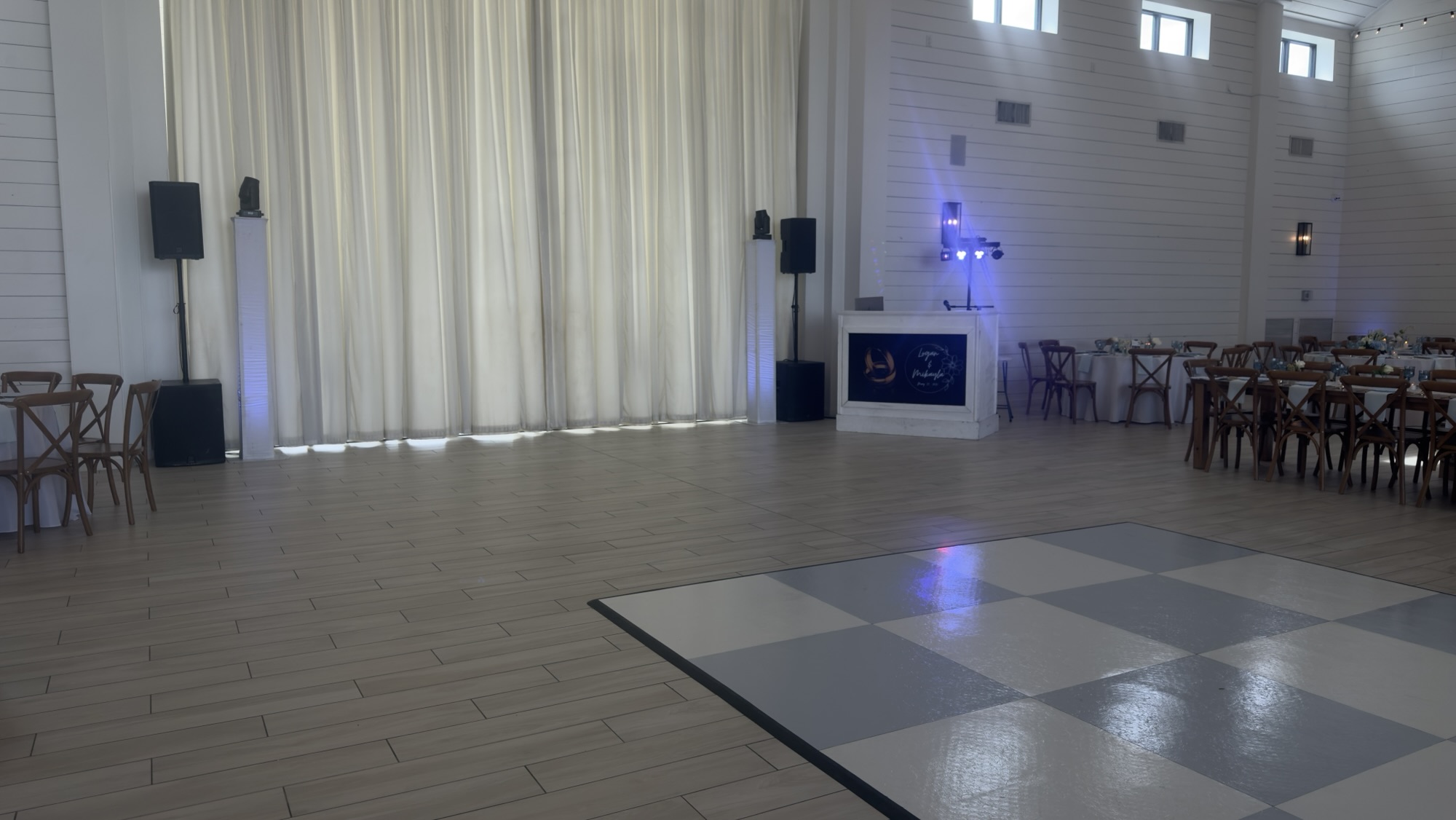 DJ Rock City Experience moving head lighting and DJ setup